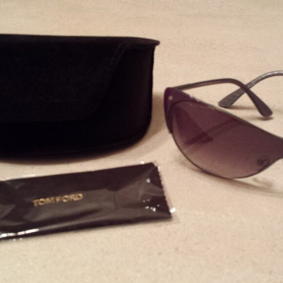 ?HP?Tom Ford Vanda Authentic Women\'s Sunglasses Brown Black Gold Purple main image 4